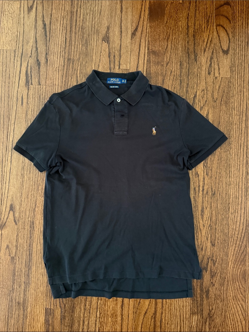 Polo by Ralph Lauren Black Polo with Gold Pony Logo
